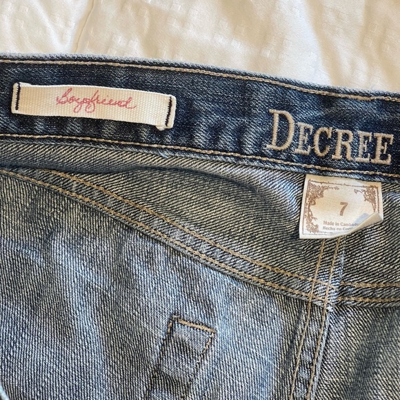 Decree Boyfriend Jeans Size 7 - Picture 5 of 5
